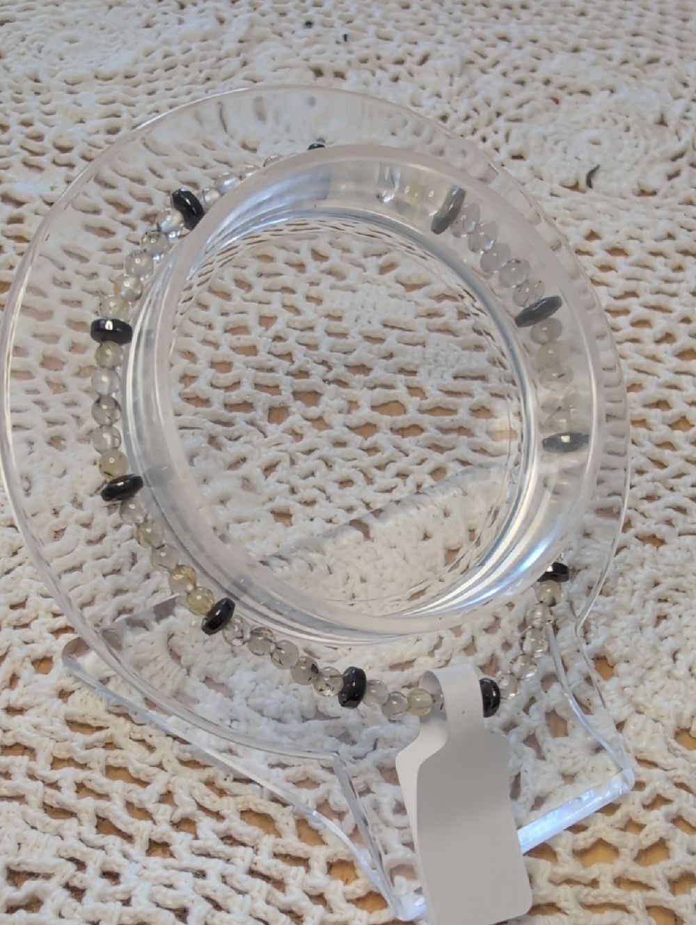 Handmade Alaskan Copper Rutile & Hematite Natural Stone Bracelet